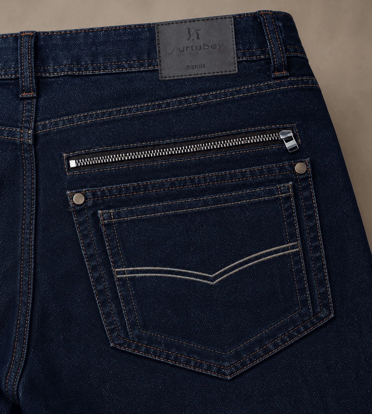 Straight Leg Denim editorial render